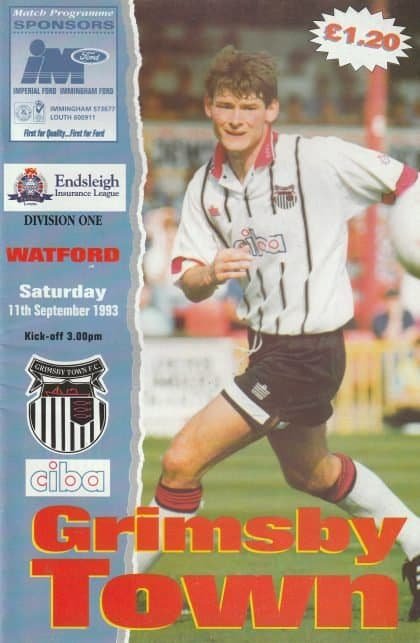Grimsby Town v Watford 11-Sep-1993