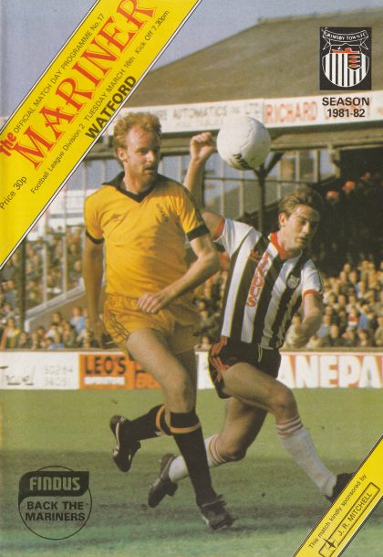 Grimsby Town v Watford 16-Mar-1982