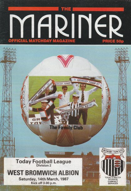 Grimsby Town v West Bromwich Albion  14-Mar-1987
