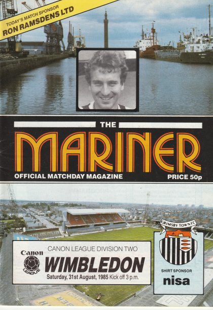 Grimsby Town v Wimbledon  31-Aug-1985
