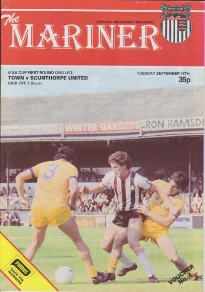 Grimsby Town v Scunthorpe United 14-Sep-1982