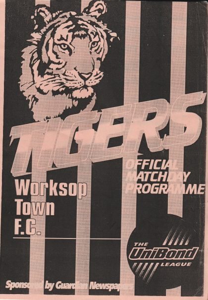 Worksop Town v Chesterfield  1995-96