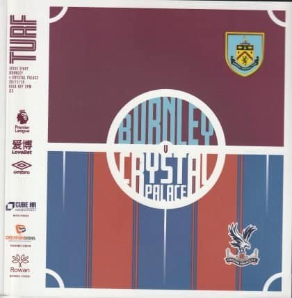 Burnley v Crystal Palace 30-Nov-2019