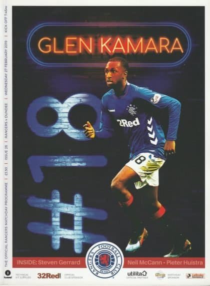 Glasgow Rangers v Dundee 27-Feb-2019