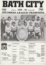 Bath City v Gloucester City 25-Sep-1978
