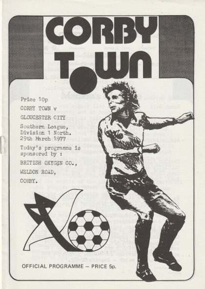 Corby Town v Gloucester City 29-Mar-1977