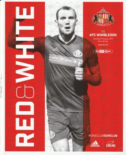Sunderland v AFC Wimbledon  24-Aug-2019