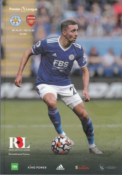 Leicester City v Arsenal 30-Oct-2021