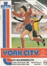 York City v AFC Bournemouth   22-Oct-1985