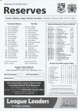 Tranmere Rovers Reserves v Burnley Reserves 12-Mar-2008
