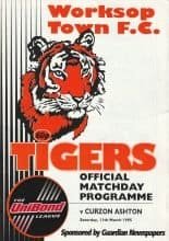 Worksop Town v Curzon Ashton  11-Mar-1995