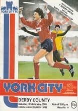 York City v Derby County  08-Feb-1986
