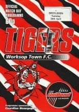Worksop Town v Droylsden 29-Apr-1997