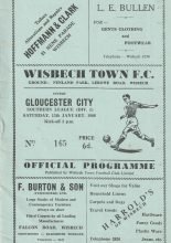Wisbech Town v Gloucester City  13-Jan-1968
