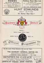 Banbury United v Gloucester City 21-Nov-1967