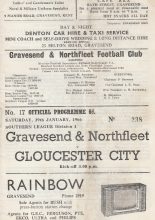 Gravesend & Northfleet v Gloucester City 29-Jan-1966