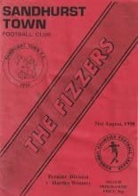 Sandhurst Town v Hartley Wintney  31-Aug-1998