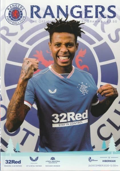 Glasgow Rangers v Hibernian  26-Dec-2020