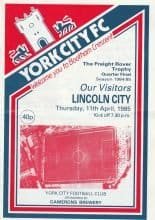 York City v Lincoln City 11-Apr-1985