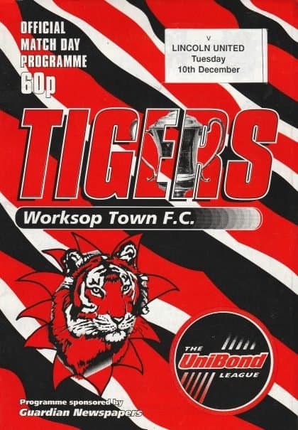 Worksop Town v Lincoln United 10-Dec-1996