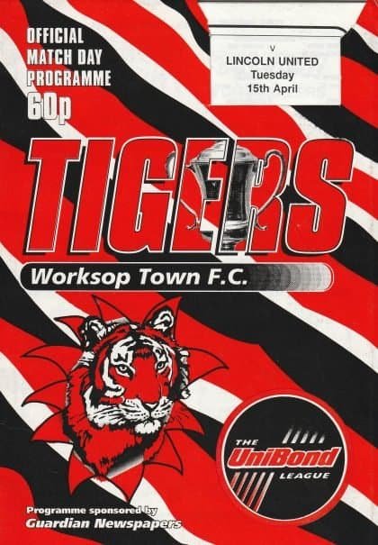 Worksop Town v Lincoln United 15-Apr-1997