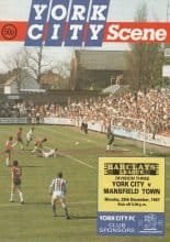 York City v Mansfield Town 28-Dec-1987