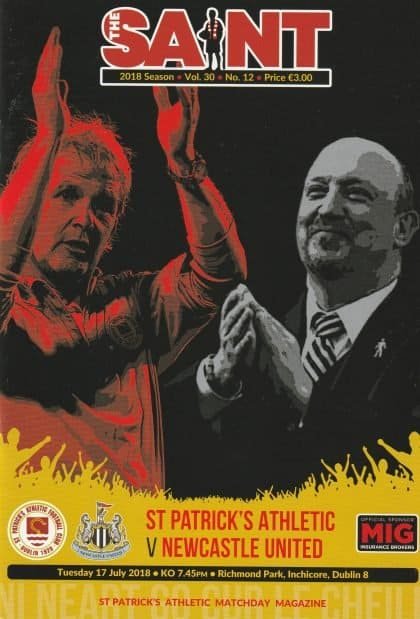 St Patrick's Athletic v Newcastle United  17-Jul-2018