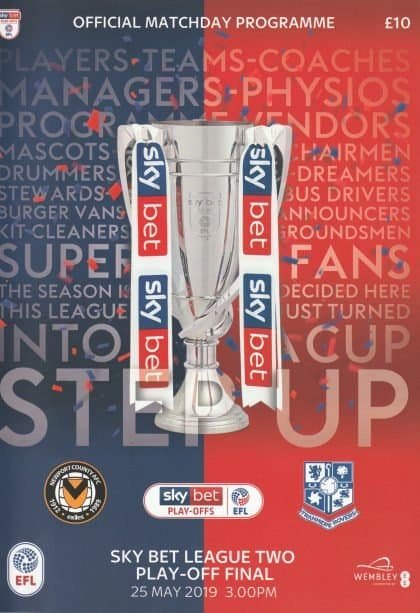 Newport County v Tranmere Rovers 25-May-2019