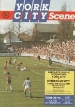 York City v Rotherham United  20-Oct-1987