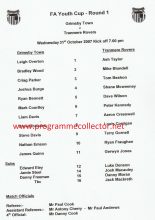 Grimsby Town Youth v Tranmere Rovers Youth 31-Oct-2007