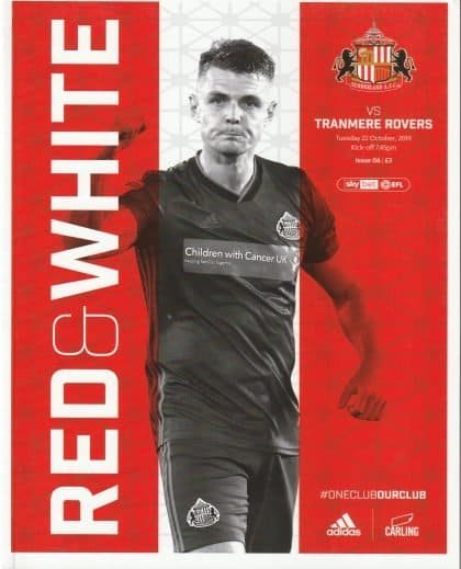 Sunderland v Tranmere Rovers 22-Oct-2019