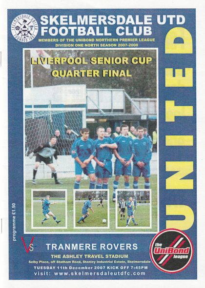 Skelmersdale United v Tranmere Rovers 11-Dec-2008