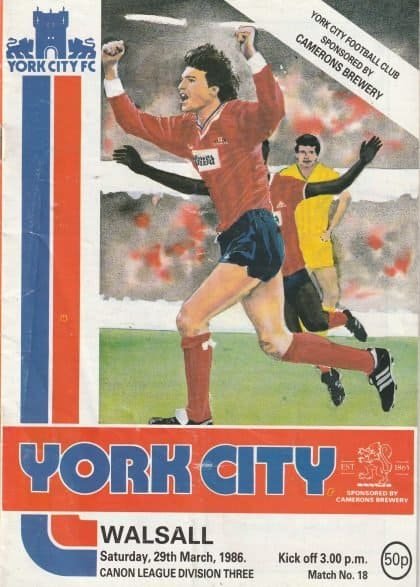 York City v Walsall  29-Mar-1986