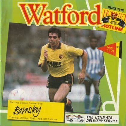 Watford v Barnsley 25-Oct-1988