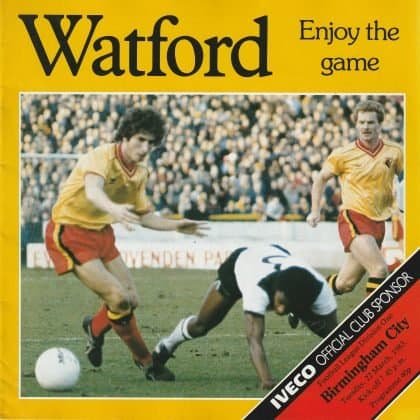 Watford v Birmingham City  23-Mar-1983