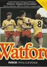 Watford v Brighton & Hove Albion 18-Feb-1984