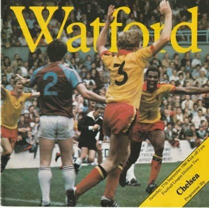 Watford v Chelsea 27-Sep-1980