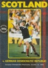 Scotland v German Democratic Republic (East Germany) 13-Oct-1982