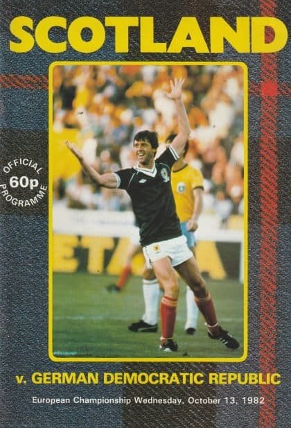 Scotland v German Democratic Republic (East Germany) 13-Oct-1982