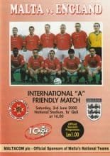 Malta v England  03-Jun-2000