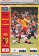 Watford v Fulham 21-Oct-1997