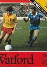 Watford v Fulham   29-Jan-1983