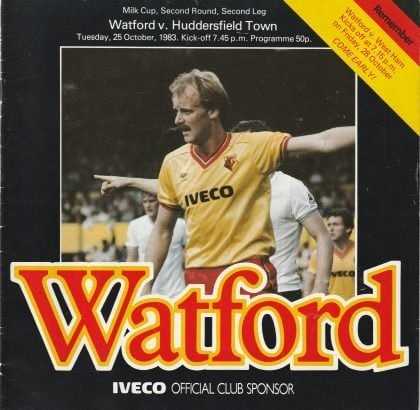 Watford v Huddersfield Town  25-Oct-1983