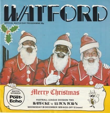 Watford v Luton Town  26-Dec-1979