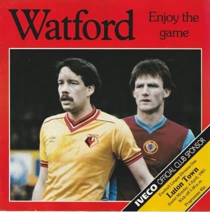 Watford v Luton Town  04-Apr-1983