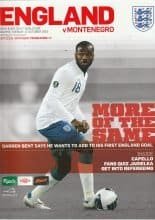 England v Montenegro 12-Oct-2010