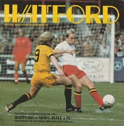 Watford v Newcastle United  20-Oct-1979