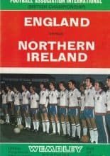 England v Northern Ireland 11-May1976
