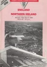 England Schoolboys  v Northern Ireland Schoolboys    28-Mar-1988