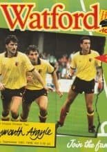 Watford v Plymouth Argyle 10-Sep-1988
